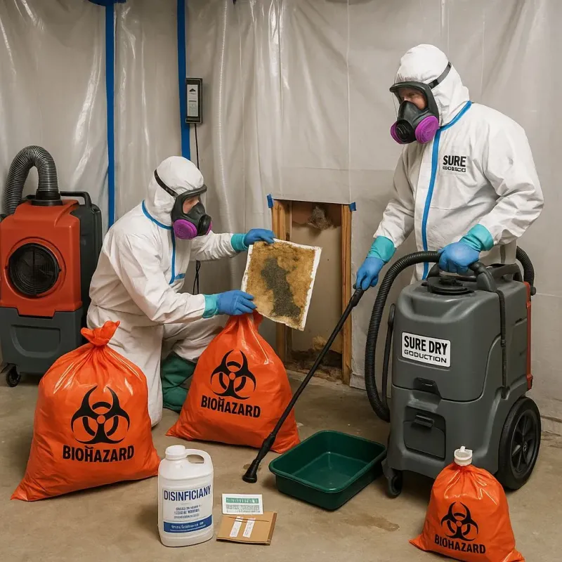 Contaminated Water Handling Protocols process in Alcona County, MI